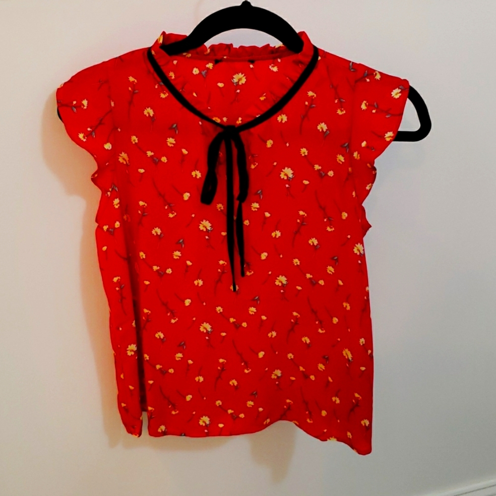 Beautiful Flower Print Top